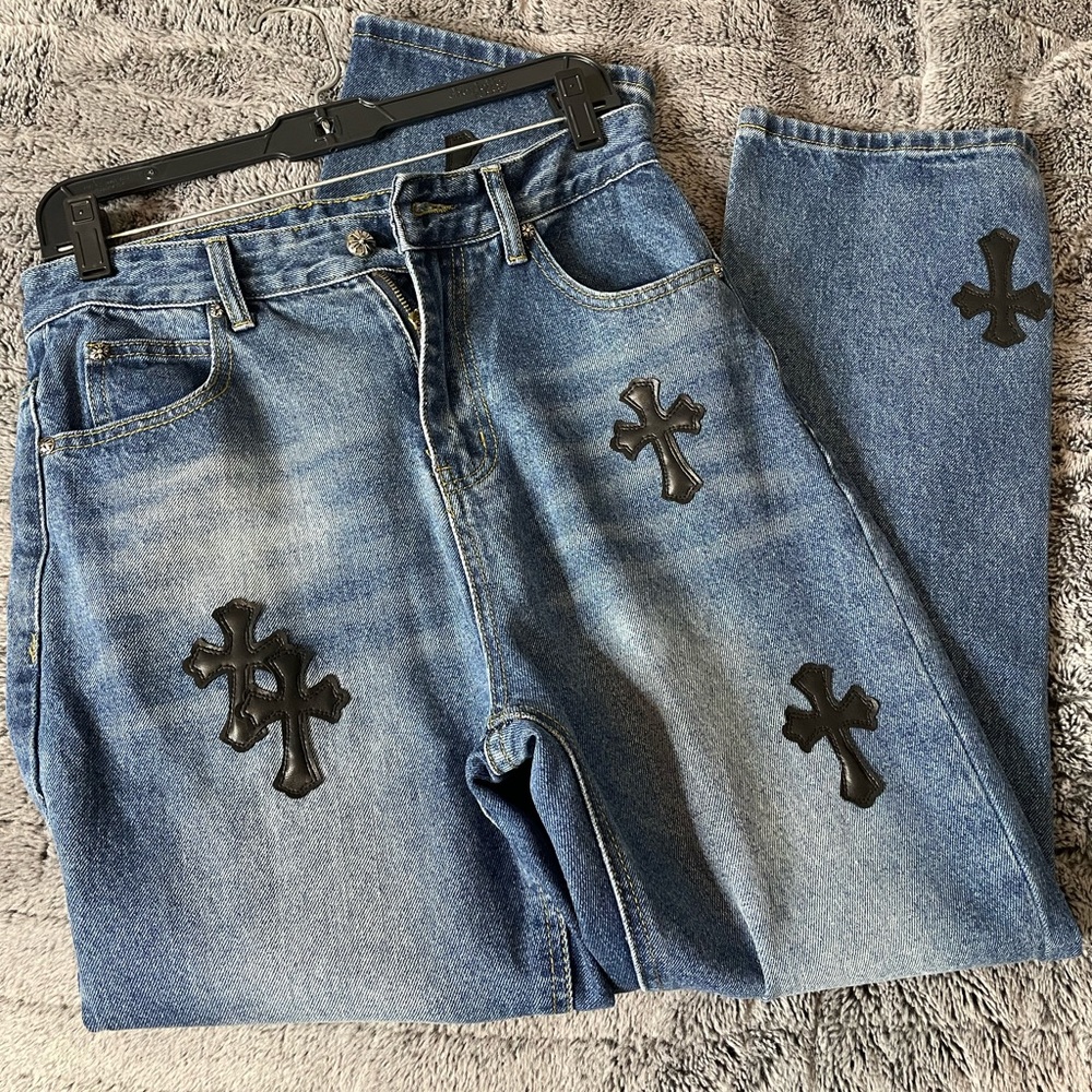 Chrome heart jeans